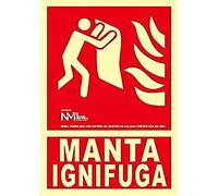 Normaluz RD00122 - Luminiscent Sign Blanket B PVC 0.7 mm 21 x 30 cm with CTE, RIPCI and Suitable for New Legislation