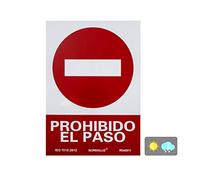 Normaluz RD40017 - Forbidden Sign El Paso PVC Glasspack 0.7 mm 21 x 30 cm