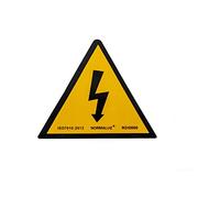 Normaluz RD65000 - Adhesive Sign Lightning Triangle Vinyl Adhesive 15 cm, Yellow