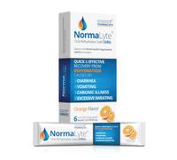 NormaLyte Oral Rehydration Salts, Orange, 6 Pk (Yields 500mL per Pack)