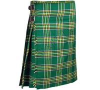 NORMAN 5 Yard Men's Scottish Kilts 13oz Highland Casual Tartan Kilt 22 Tartans (Irish National, 32)
