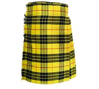NORMAN 5 Yard Men's Scottish Kilts 13oz Highland Casual Tartan Kilt 22 Tartans (Macleod of Lewis, 34)