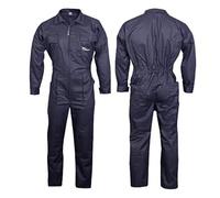 NORMAN Black Men's Coveralls Boiler Suit Overalls for Warehouse Garages Workers Heavy Duty (M)