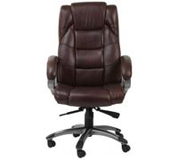 Norman Brown Leather Executive Office Chair - AOC6332-L-BRN