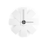 Norman Copenhagen Watch Me Wall Clock, Aluminium, White, 28.5 cm