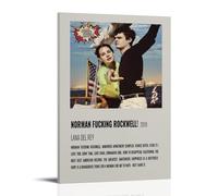 Norman Fucking Rockwell! by Lana Del ReyPainting Art Poster Canvas Art Wall Decoration Home Bedroom Aesthetics Painter Living Deco Strong Wall Painting Room DecoratedFrame-style20x30inch(50x75cm)