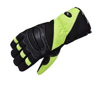NORMAN HiViz Motorbike Gloves Motorcycle waterproof windproof Leather/Textile Winter (XL)