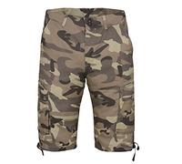 NORMAN Men's Army Combat Shorts Camouflage Cargo Casual Camo Work Half Pants (as8, Waist, Numeric_28, Regular, Regular)