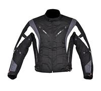 NORMAN Men's Motorcycle Motorbike Jacket Waterproof Textile With CE Armoured 6 Colours (as8, alpha, 3x_l, regular, regular, GREY)