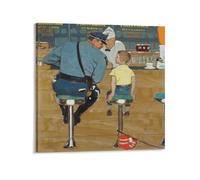 Norman. Rockwell. Study for 'The Runaway' Canvas Printing Famous Paintings, Wall Art Posters, Decorative Hanging Pictures Canvas Poster Wall Art Picture Prints Hanging Photo Decor Home Posters Artwork