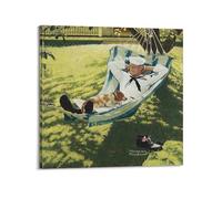 Norman Rockwell Works (Home on Leave) Traditional Artist Artwork Printed Wall Hanging Canvas Poster 12x12inch(30x30cm)