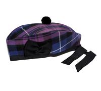 NORMAN Scottish Piper HAT 100% Pure Wool Glengarry Balmoral Tartan Glengarry Hats (UK, Numeric, 7 1/2, Pride of Scotland Glengarry)