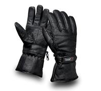 NORMAN Thermal Motorbike Motorcycle Leather Gloves Waterproof Protection Genuine (M)