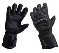 NORMAN Thermal Waterproof Motorbike Motorcycle Gloves Carbon Knuckle Protection (M)