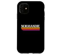Normandie France Retro Graphic - Normandy Case for iPhone 11