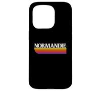 Normandie France Retro Graphic - Normandy Case for iPhone 15 Pro