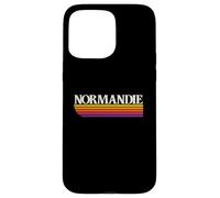 Normandie France Retro Graphic - Normandy Case for iPhone 15 Pro Max