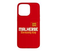 Normandy Flag, Yellow Lions, Malherbe, Men Women Normandy Case for iPhone 15 Pro Max
