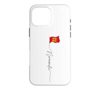 Normandy Flag, Yellow Lions, Men Women Normandy Case for iPhone 16 Pro Max
