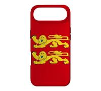 Normandy Flag, Yellow Lions, Men Women Red Case for iPhone Air