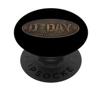Normandy France D-Day Honor and Remember Bronzed PopSockets Adhesive PopGrip