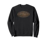 Normandy France D-Day Honor and Remember Bronzed Sweatshirt
