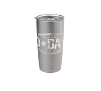 Normandy France D-Day Honor and Remember Stainless Steel Insulated Tumbler