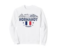Normandy France Vintage Travel Souvenir Sweatshirt