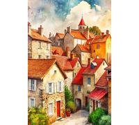 Normandy in Watercolor: French Coastal Scenery & Countryside Views