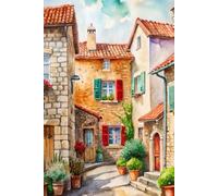 Normandy Travel Art: Watercolor Landscape Collection: French Countryside & Coastal Scenes for Art Lovers, Travelers, and Decor Inspiration