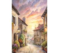 Normandy Watercolor Landscapes: Scenic French Travel Art