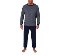 Normann Care 271 170 90 498 Men's Long-Sleeved Care Overall with Diagonal Zip on the Back, navy, XL