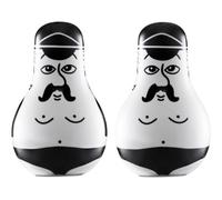 Normann Copenhagen 130505 Friends Salt and Pepper Shakers, Porcelain, White