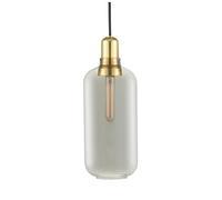 Normann Copenhagen Amp Suspension Chandelier Gray Brass 26 X 11.2 Cm New
