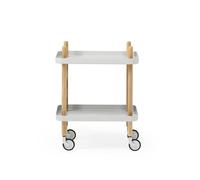 Normann Copenhagen Block Trolley Light Gray/ Oak