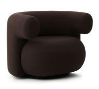 Normann Copenhagen - Burra Swivel Lounge Chair With Return Function, Yoredale UDA06 - Brown
