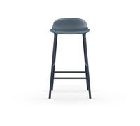 Normann Copenhagen Form Bar Stool H65 cm Blue/ Steel