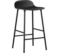 Normann Copenhagen Form barstool metal legs Black
