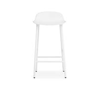 Normann Copenhagen Form barstool metal legs White
