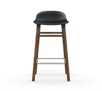 Normann Copenhagen Form barstool walnut legs Black