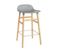 Normann Copenhagen Form barstool oak legs Grey