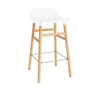 Normann Copenhagen Form barstool oak legs White
