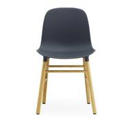 Normann Copenhagen - Form Chair Oak Frame, Blue - Blue