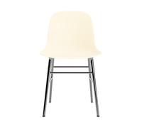 Normann Copenhagen Form Dining Chair Crème/ Chrome
