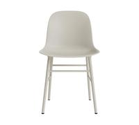 Normann Copenhagen Form Dining Chair Light Gray/Steel