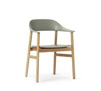 Normann Copenhagen Herit Dining Chair w. Armrest Oak/Dusty Green