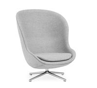 Normann Copenhagen Hyg Armchair with Swivel Frame High Aluminum/ Gray LDS16