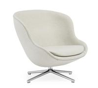 Normann Copenhagen Hyg Armchair with Swivel Frame Low Aluminum/ Sand MLF20