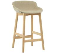 Normann Copenhagen - Hyg Bar Stool 65 cm, Sand / Oak - Sand