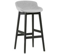 Normann Copenhagen - Hyg Bar Stool 75 cm, Grey / Black Oak - Grey